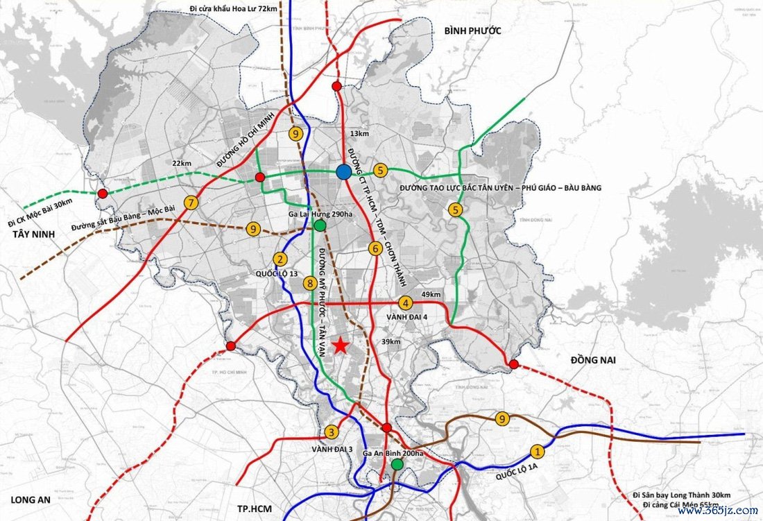 Cao tốc 60 km nối TP.HCM và Bình Dương，<a href=