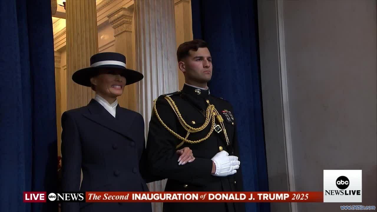 Melania Trump ở lễ nhậm chức của chồng năm 2025